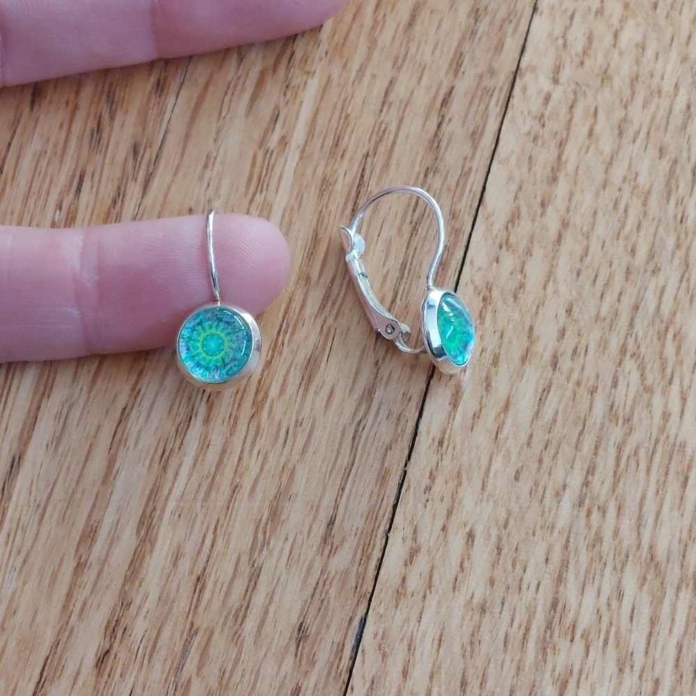 Green Earrings
